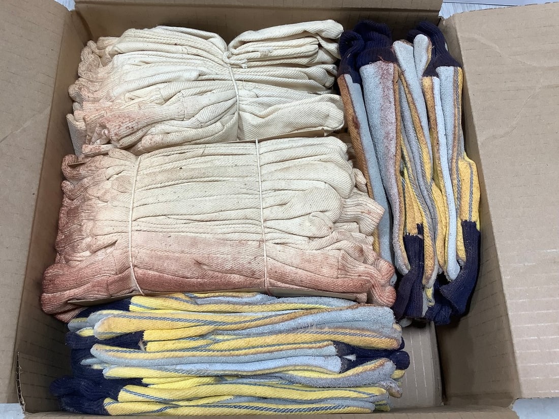 High Quality Industrial Work Gloves(100% cotton-2.5 packs total) (1 of 1)