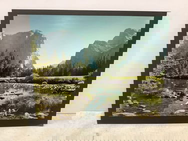 1981 Yosemite Quiet Valley photographic print by Ralph Krubner(16in.x20in.)