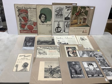 Original prints/advertisements(1872-1960-various years)