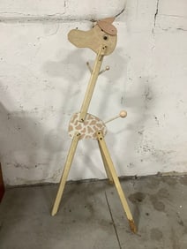 Vintage giraffe children's toy(about 47in.tall)