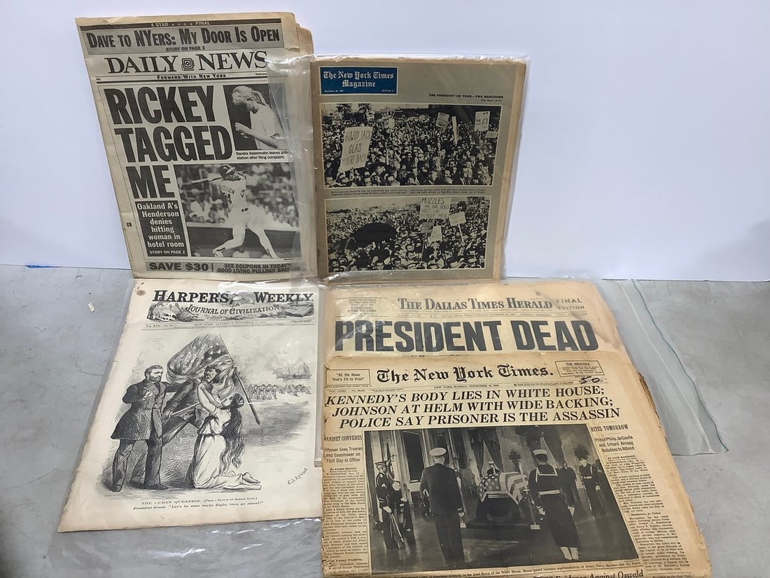 Vintage newspapers(Harper's Weekly, The New York Times Magazine, Daily News, and more): Vintage newspapers(Harper's Weekly, The New York Times Magazine, Daily News, and more)