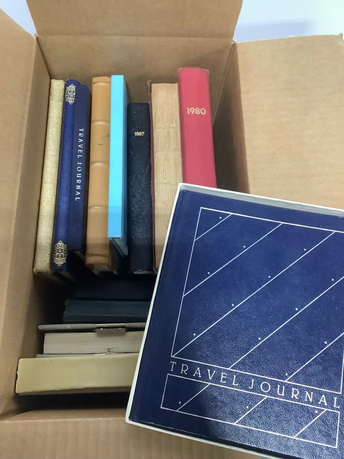 Vintage journal, diary, and more(written inside) (1 of 1)