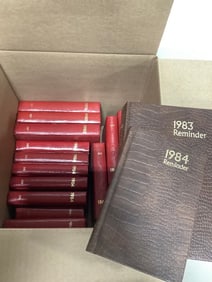 Vintage reminder books(written inside)