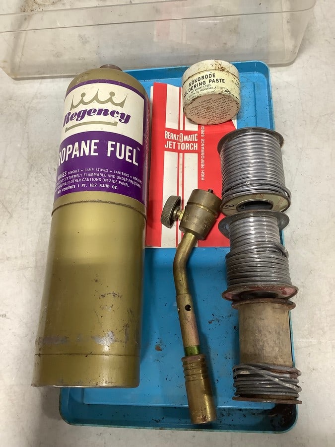 Regency propane fuel,soddering paste , and more (1 of 1)