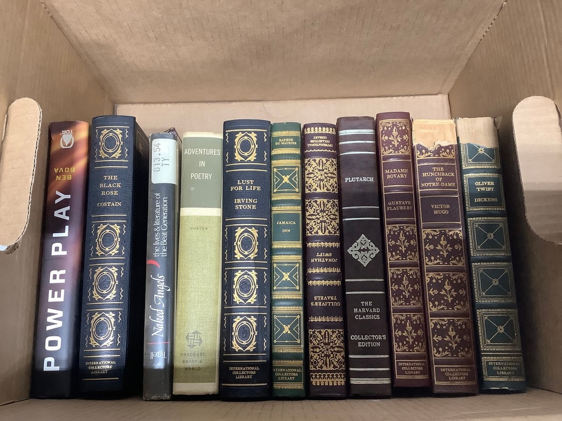 Various books(Lust For Life, Adventures in Poetry, The Black Rose, and more): Various books(Lust For Life, Adventures in Poetry, The Black Rose, and more)