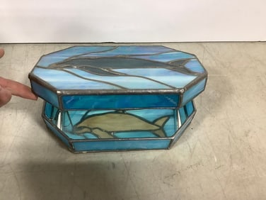 Stained Glass Box (8inx5inx2.5in)
