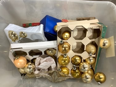 Various Christmas Ornaments