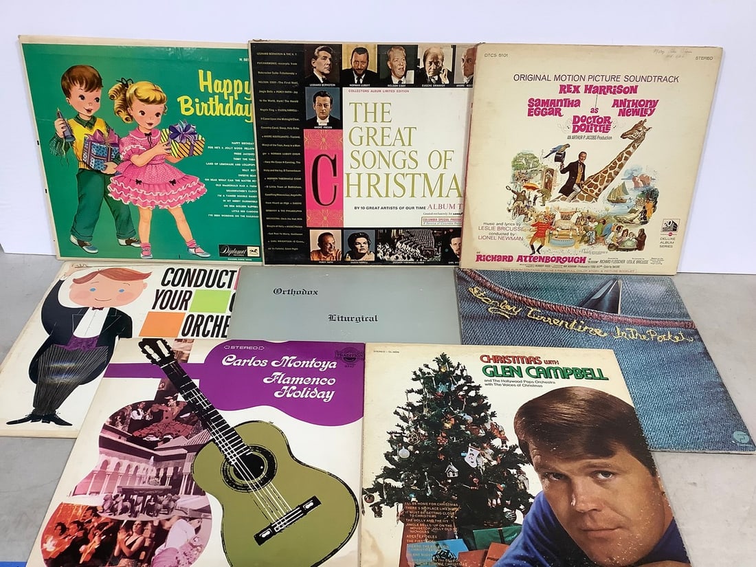 Vintage Records (Rex Harrison, Carlos Montoya, Glen Capmbell, and more) (1 of 1)