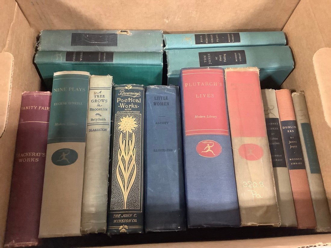 Vintage books(Little Women, Tree Grows in Brooklyn, Plutarch's Lives, and more) (1 of 1)