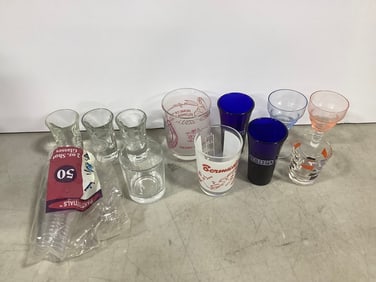 Various shot glasses(Smirnoff, Bermuda, and more)