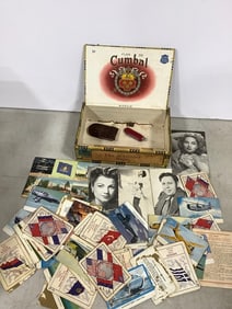 Vintage ephemera(cigar box, photographs, and more)