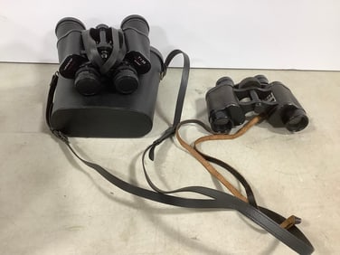 Vintage Lafayette and Luminous Prism binoculars
