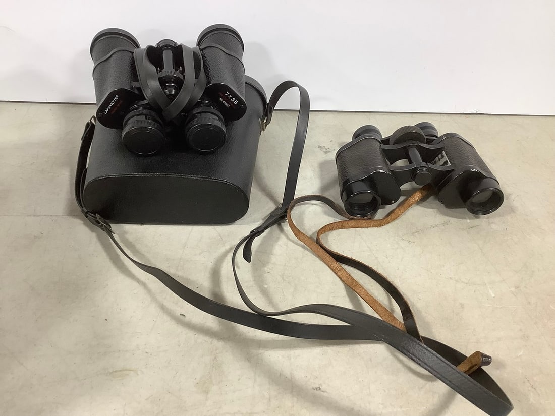 Vintage Lafayette and Luminous Prism binoculars: Vintage Lafayette and Luminous Prism binoculars
