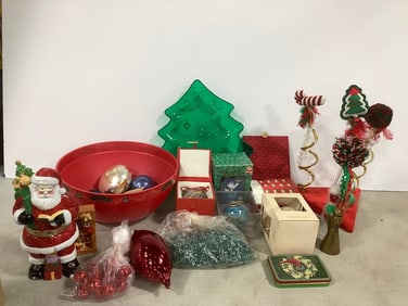 Christmas decor and pet toys