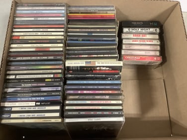 Various CD's and casettes(Red Hot Chili Peppers, Awol, Barbra Streisand, and more)
