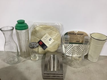 Microwave steamer insert, bottle holder, and more(tallest 12.5in.)