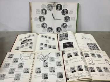 Vintage yearbooks(1951 La Campana, 1963 Freshman, The Freshman 1961, 1960 The Freshman)