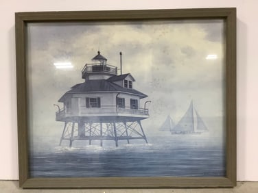 Framed and signed art print(17in.x21in.)