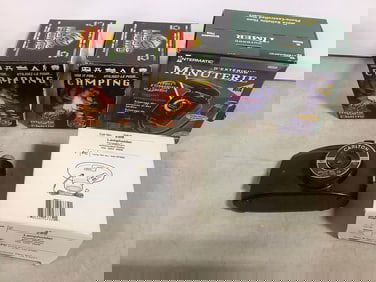 Pass & Seymour porcelain pullchain lampholder with grounded outlet, Carlton camera,camping magic