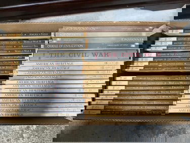 Vintage books(History of the United States, The Civil War, and more)