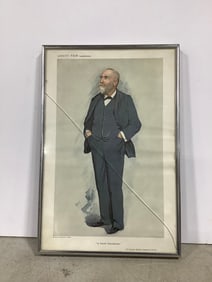 A Sturdy Educationist Vanity Fair print(10in.x17in.)