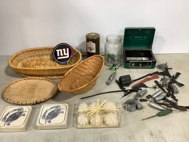 Deetail British Ltd. figures, cash box, baskets, and more