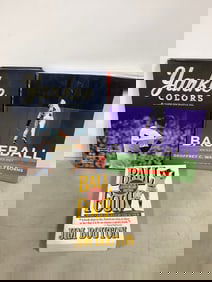 Baseball books(Ball Four, Yankee Colors, Ken Burns)