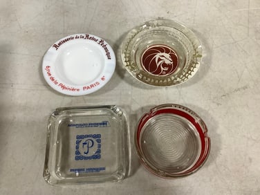 Vintage ashtrays(Paris Casino and hotel)