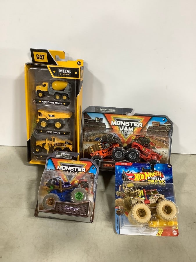 Hot Wheels Monster trucks and more(new in box): Hot Wheels Monster trucks and more(new in box)