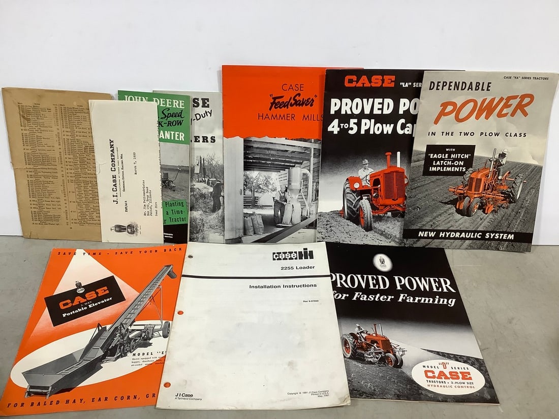 Vintage case machinery catalogs and manuals (1 of 1)