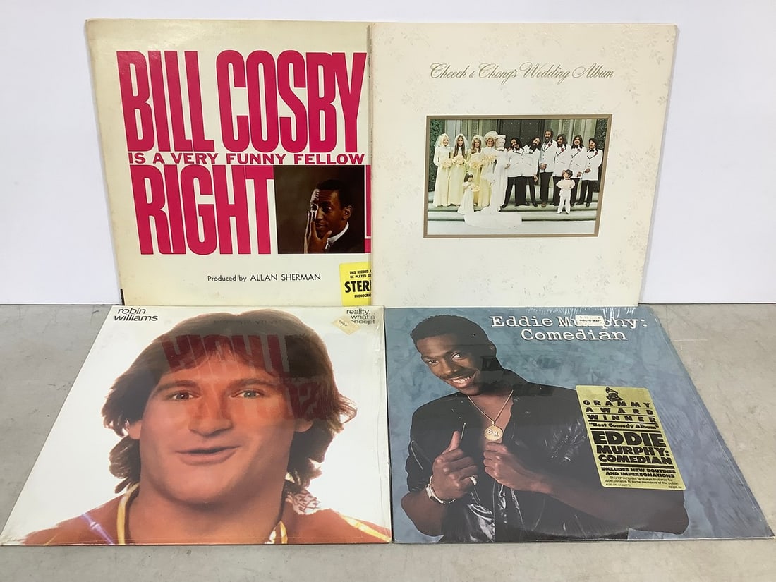 Classic comic LP record lot(Cosby, Williams, Murphy, Cheech and Chong) (1 of 1)
