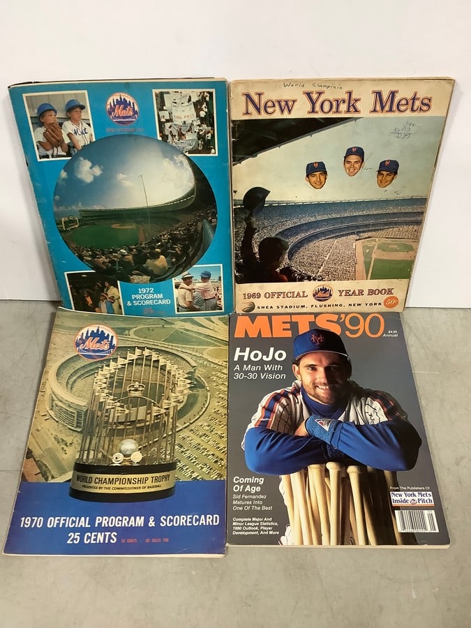 Vintage Mets Programs, 1969 NY Mets Official Yearbook, and more (1 of 1)