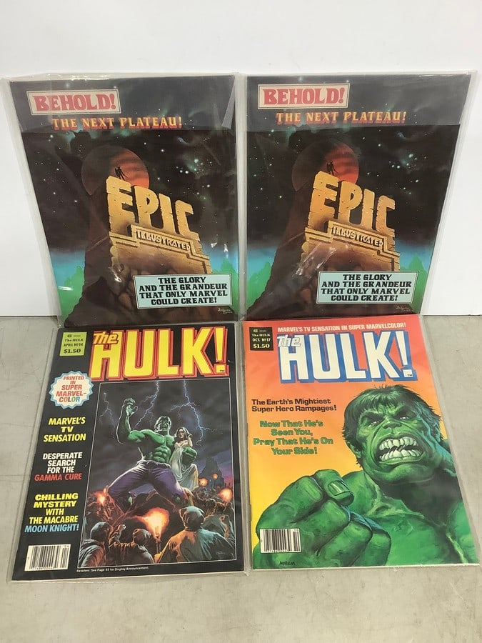 Vintage Comics *All Have Plastic Covers* (Behold and The Hulk) (1 of 1)