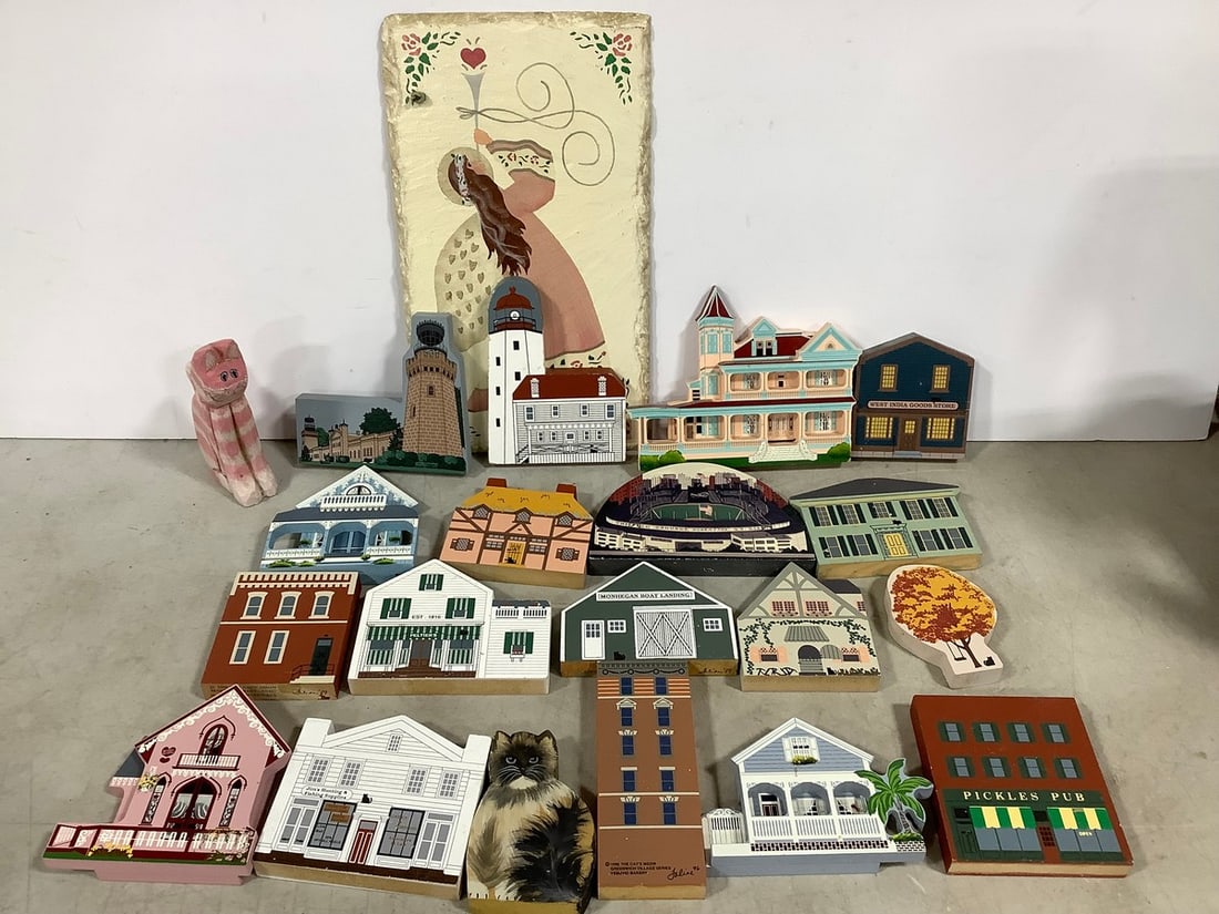 Collectible Wooden Building decor and Wall Hanging Decor (8inx14in) (1 of 1)