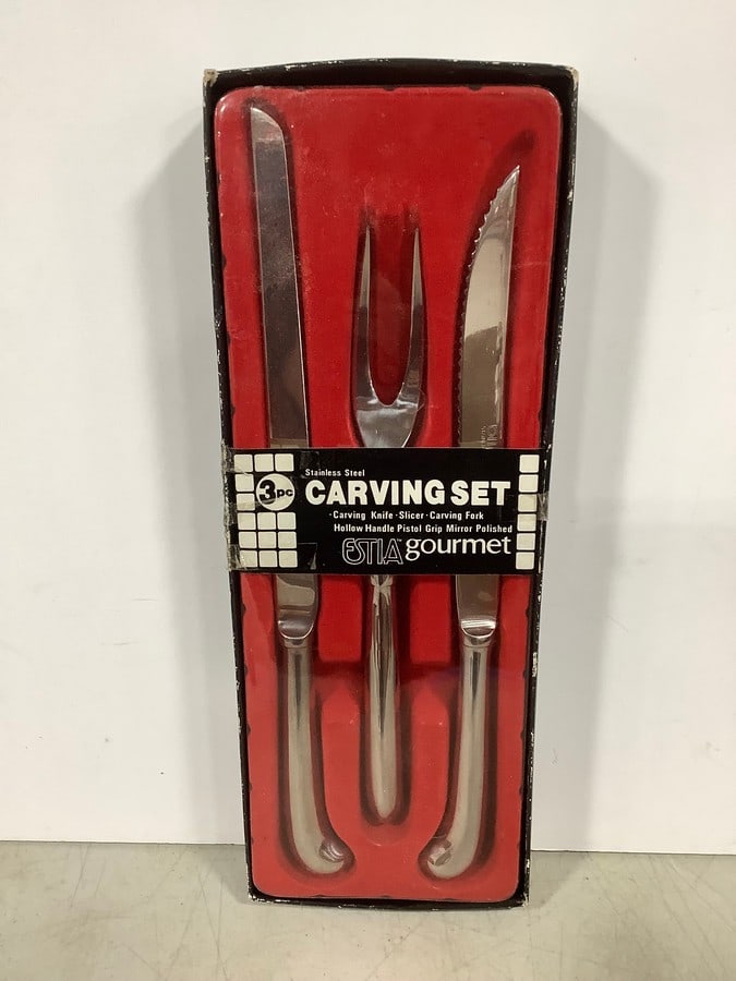 3pc Stainless Steel Gourmet Carving Set (1 of 1)