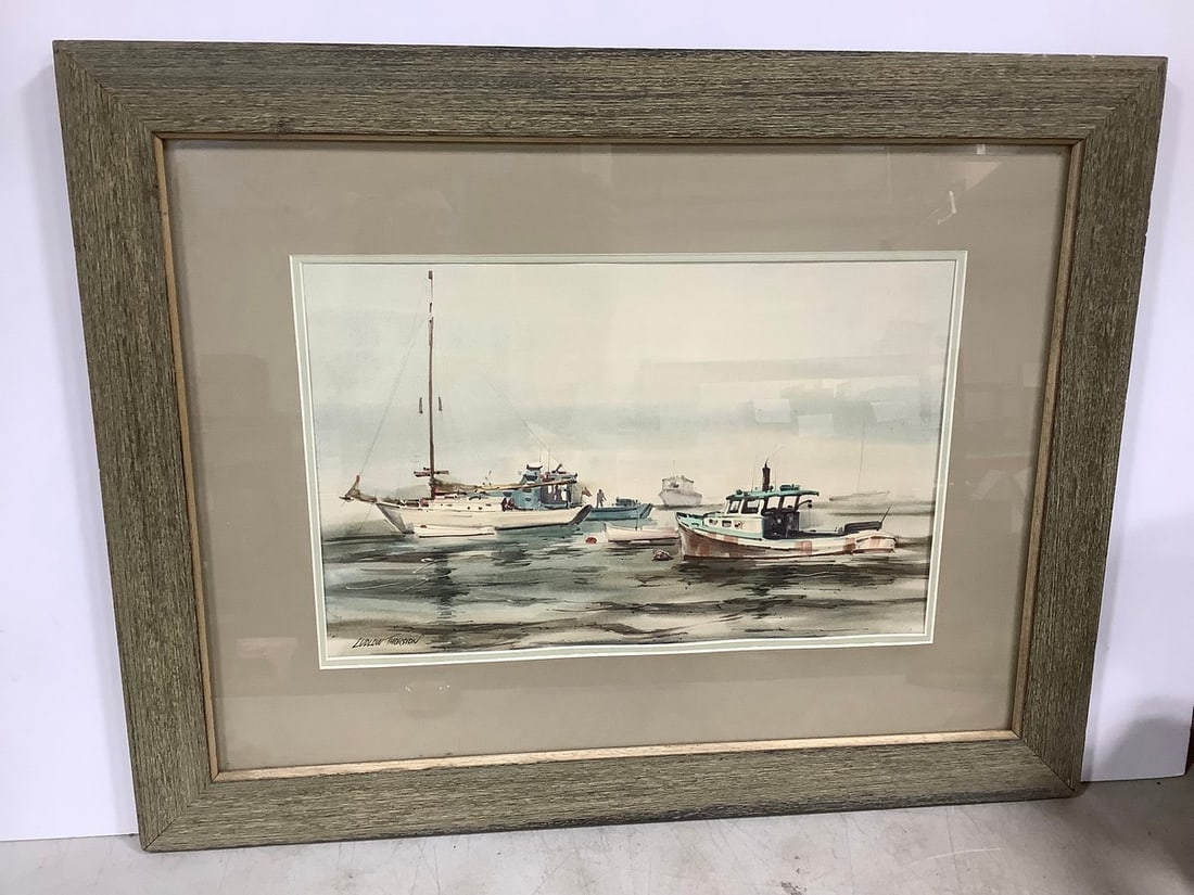 Framed Artwork Signed By Ludlow Thorston (31.5inx24.5in) (1 of 1)