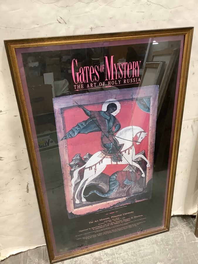 Framed 'Gates of Mystery - The Art of Holy Russia' Art Print (25.75inx40.75in): Framed 'Gates of Mystery - The Art of Holy Russia' Art Print (25.75inx40.75in)
