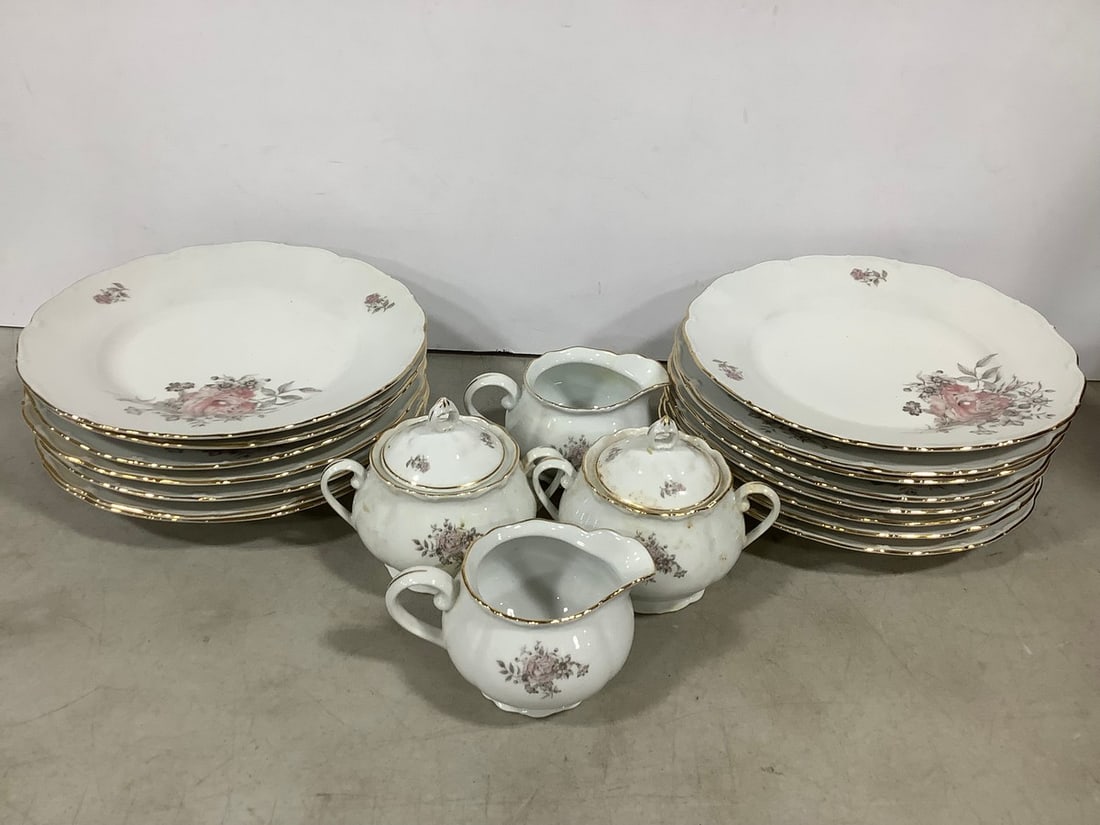 Bohemian Fine China Plates, Pitchers, and more (Tallest - 5in): Bohemian Fine China Plates, Pitchers, and more (Tallest - 5in)