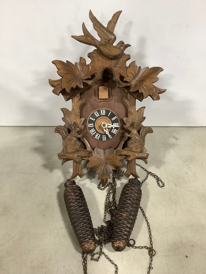 Wooden cuckoo clock(16in.long): Wooden cuckoo clock(16in.long)
