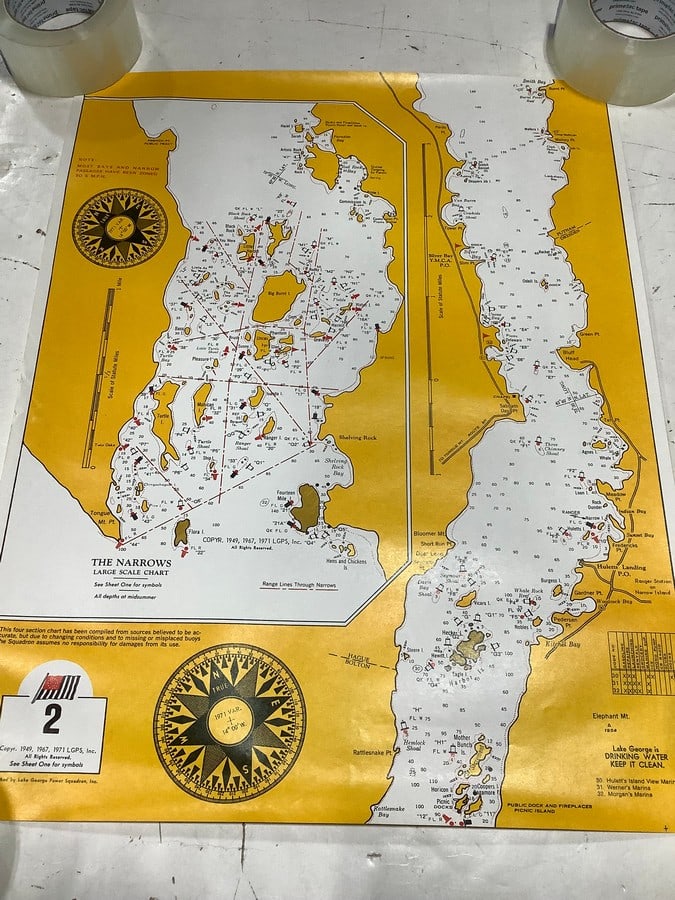 The Narrows 1971 Map(17in.x22in.): The Narrows 1971 Map(17in.x22in.)