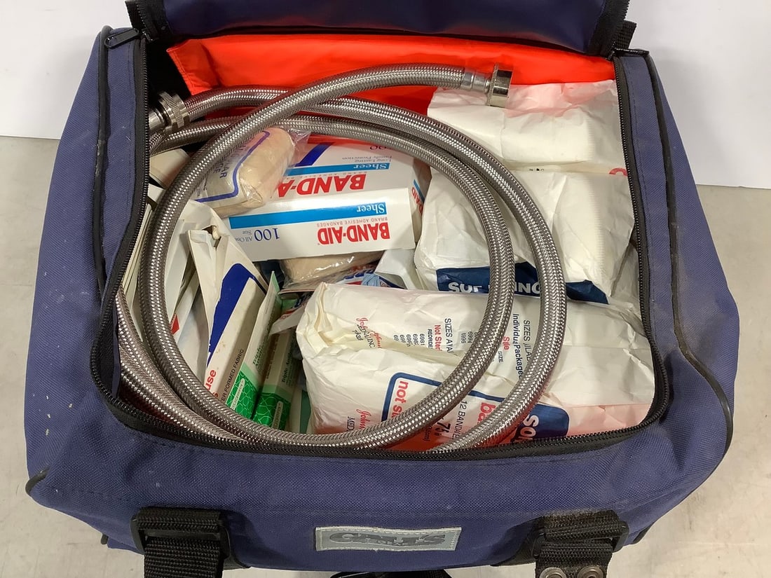 First aid kit supplies in Gall's Gear bag (1 of 1)