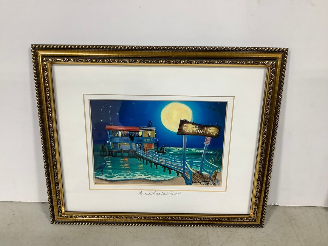 Framed Anna Maria Island(9.5in.x10.5in.) (1 of 1)