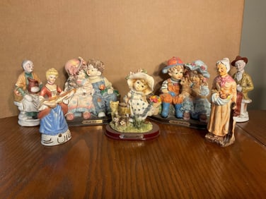 Mark collection resin and ceramic pieces