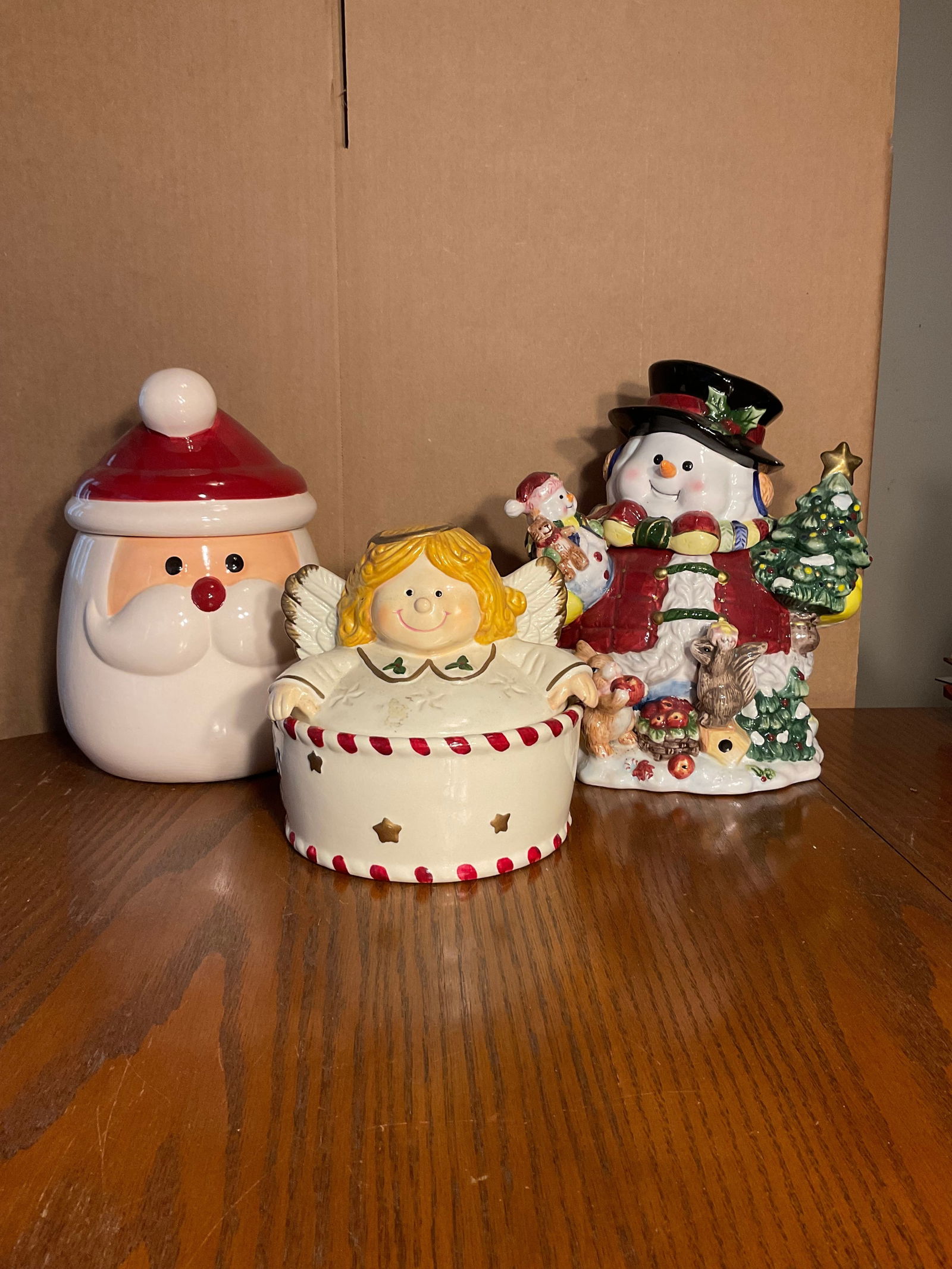 Lot of 3 cookie jars 12in tall (1 of 1)