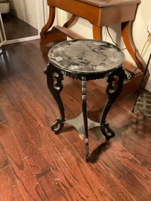 Rose wooden inline plant stand 22in tall