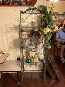 Metal pour shelf no contents 61x22x14
