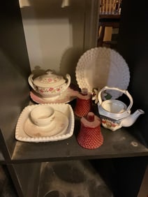 milk glass vintage porcelains and more