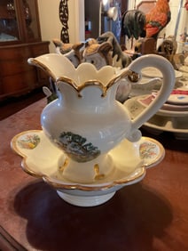 MCM pitcher and bowl 1975