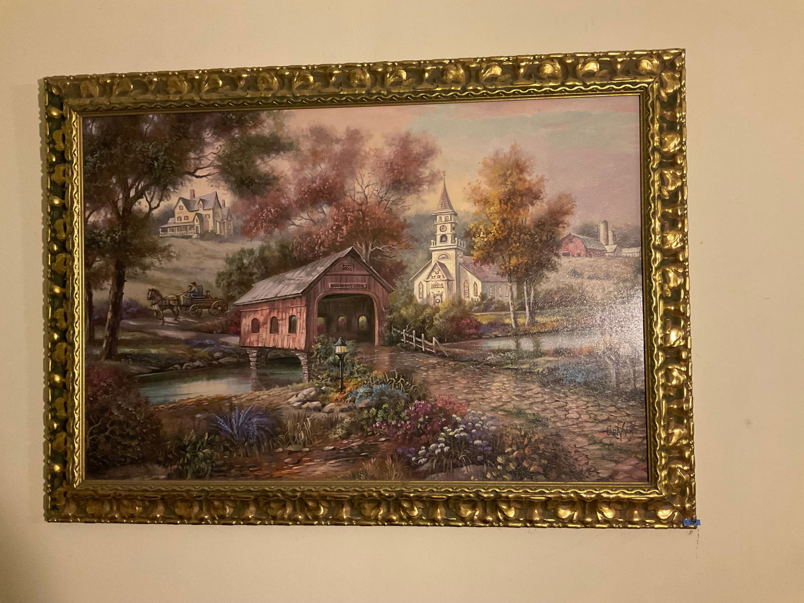 Signed print Carl Valente 56x39 (1 of 1)