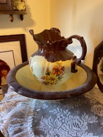 Vintage pitcher and bowl